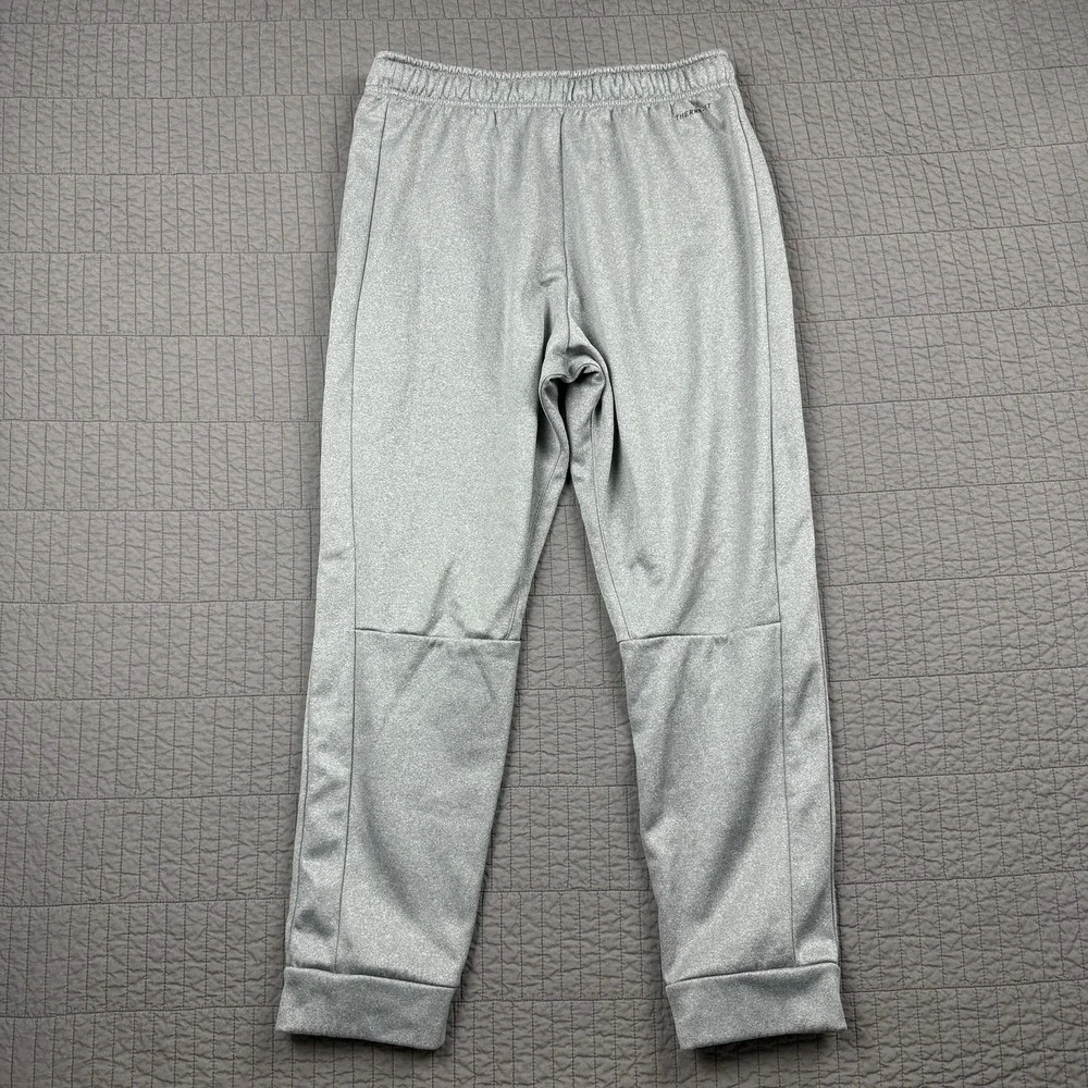 Nike Jogger Sweatpants Men's Large Gray‎ Therma Fit Workout Gym Swoosh Active